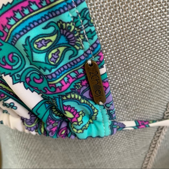 Paisley Print Bikini | 2 Chillies | Size 4 - Picture 3 of 10
